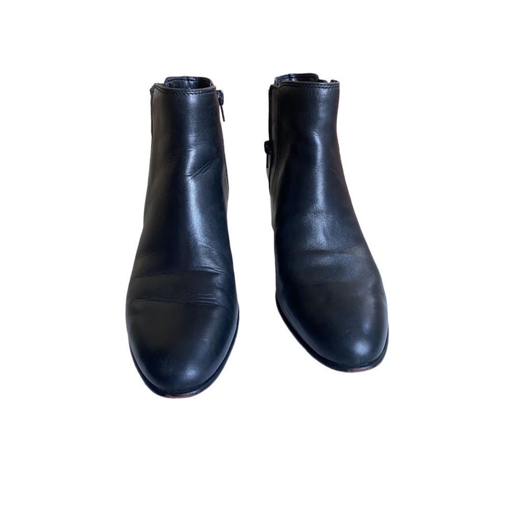 Clark’s Black Leather Ankle Boots Sz 10